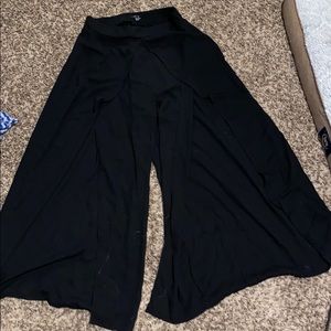 Black high waist skirt/pants